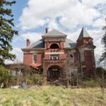 The Ruined And Abandoned Dunington Mansion In the Middle of a Golf Course