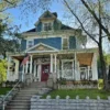 6 Bedroom PA Colonial Revival With Original Handcrafted Woodwork Lists At $349K!