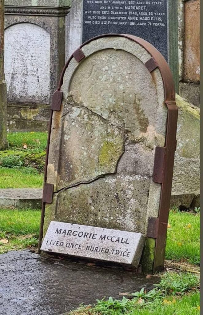 She Lived once, but buried twice. Really neat story and super real.