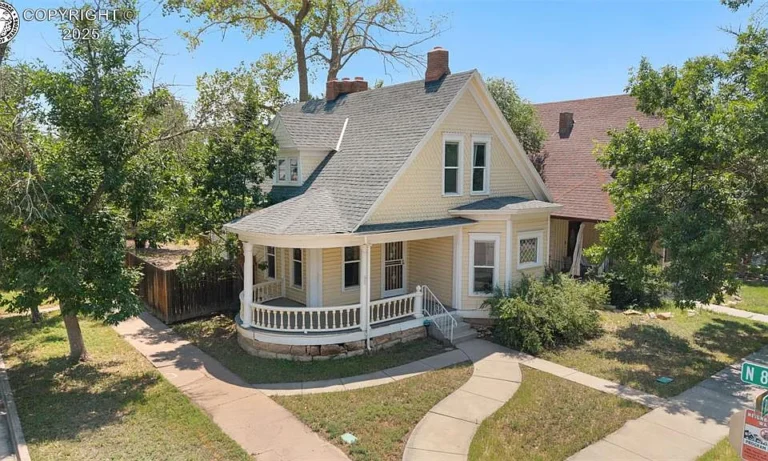 Look at those floors and the fireplace! C. 1893 in Colorado. $335,000.