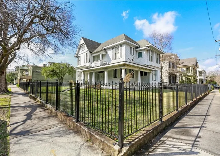 Beautiful woodwork! Stunning wraparound porch! C. 1896 in New Orleans. $1,749,999.