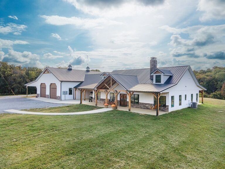 Check out the fireplace!! Brand new on 5.5 acres in Tennessee. $780,000.