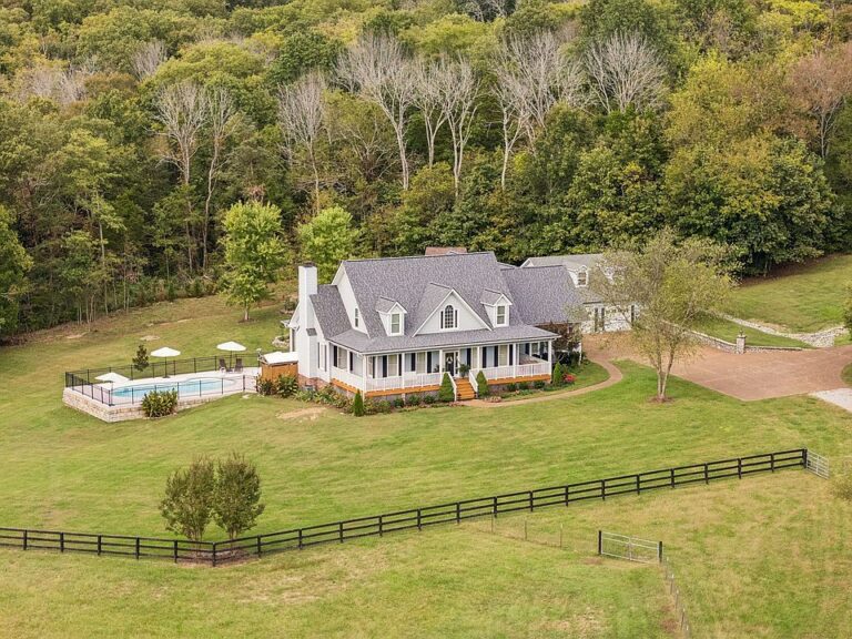 Beautiful valley views! C. 1999 estate with a massive shop in Tennessee. $1,799,000.