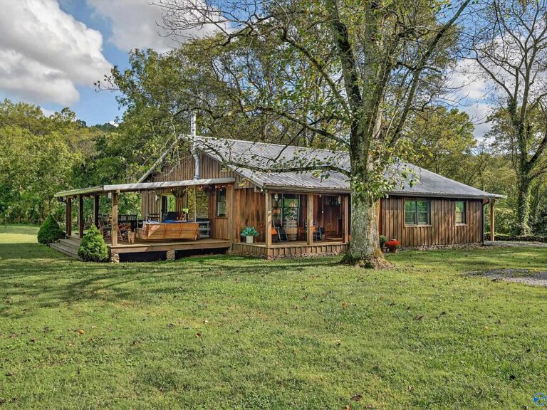 Look at that porch! 14.5 secluded acres in Tennessee. $599,000.