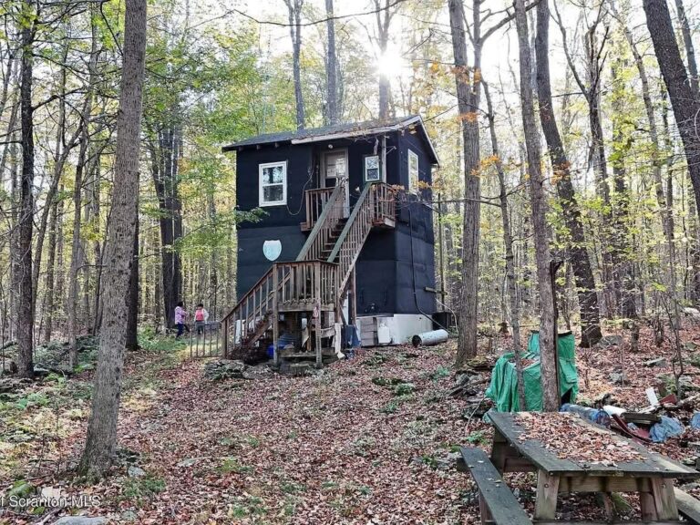 Hunter’s paradise! 61 sprawling acres with 3 cabins in PA. $230,000.