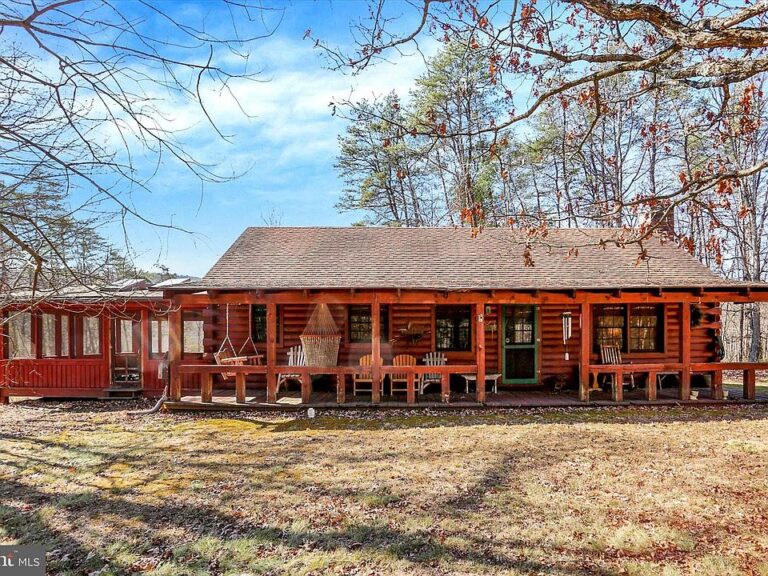 Check out that fireplace!! 12 private acres in Pennsylvania. $240,000.