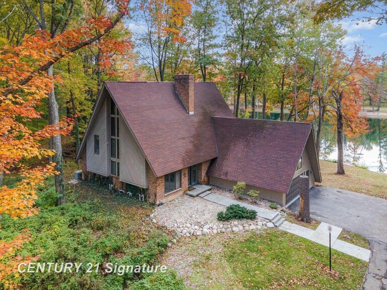 Check out the lake views!! Private chalet on 1.6 acres in Michigan. $499,900.