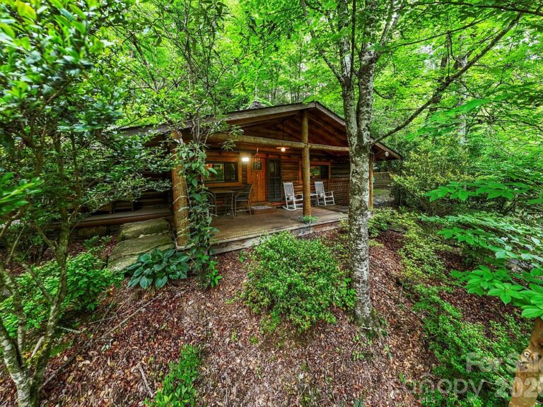 Riverfront magic and mountain views! Nearly 12 unrestricted acres in NC. $499,000.