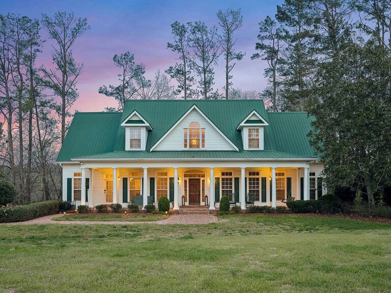 Gorgeous farmhouse and private lake! 22 sprawling acres in Tennessee. $3,275,000.