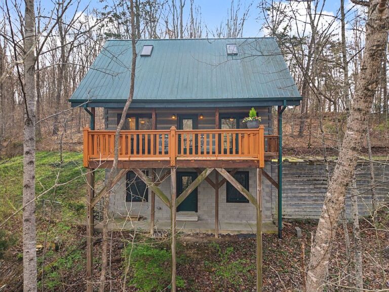 Check out the waterfall!! 2.5 acre mystical retreat in Tennessee. $449,000.