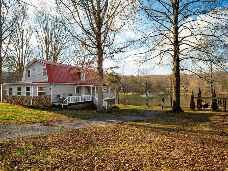 Fisherman’s dream! Private dock and workshop in Tennessee. $349,000.