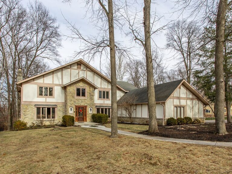 Check out that two-story great room!! 1.05 private acres in Indiana. $774,900.