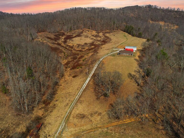 Massive barn and private gate! Over 37 acres in Kentucky. $429,900.