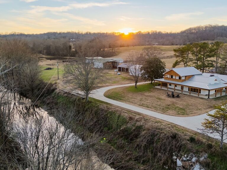 Pretty creek and acreage! Massive 108-acre retreat in TN. $2,250,000.