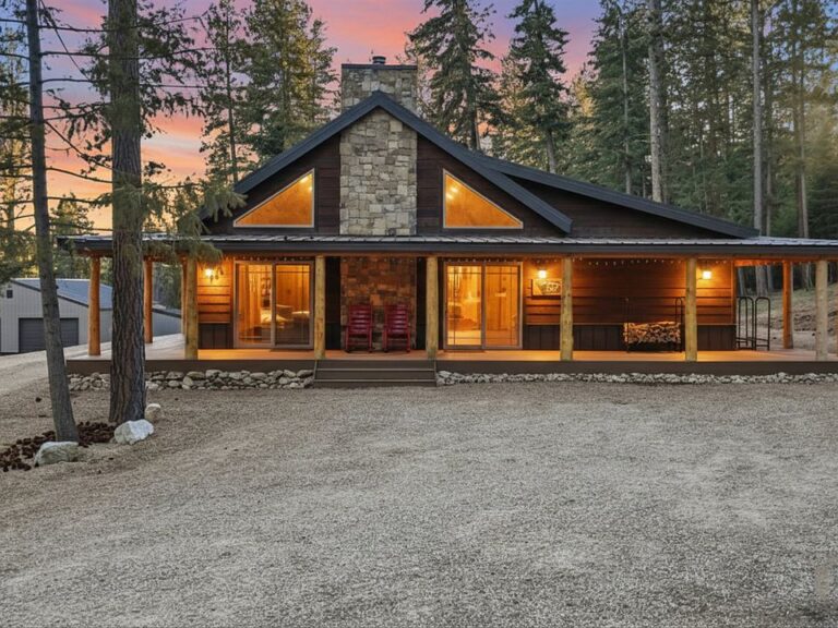 Check out that stone fireplace!! 10 pristine acres in Montana. $1,350,000.