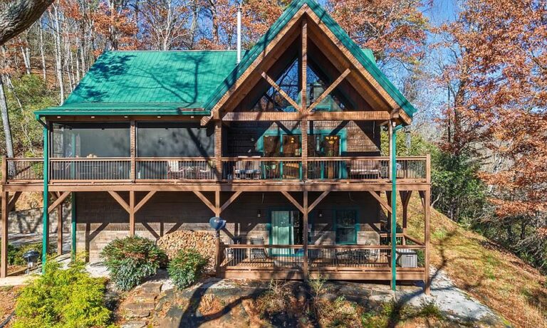 Check out the views! Mountain cabin on 2+ acres in NC. $649,900.