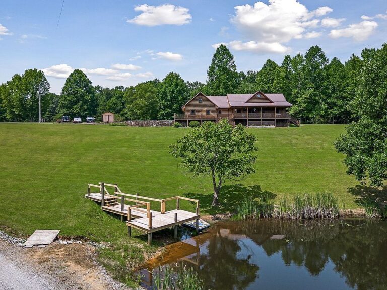 Check out the pond!! 34 private acres in Tennessee. $875,000.