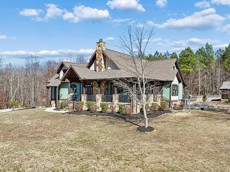 Pretty porches and ridge views! C. 2016 in Jasper Highlands. $855,000.
