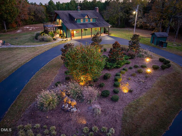 Massive ranch with a private pond! 146 acres in NC. $2,490,000.
