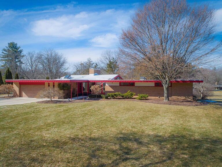 Check out the walls of windows!! Mid-Century Modern masterpiece in Midland. $699,900.