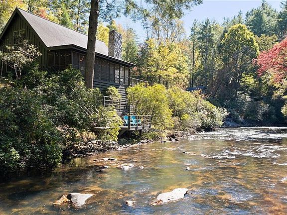 Check out the porch! Private river oasis in North Georgia. $700,000.