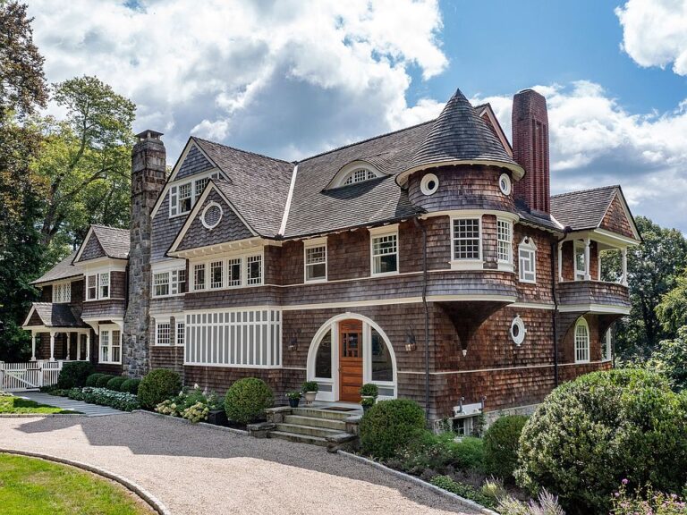 Beautiful stonework! Heated saltwater pool! C. 1895 in CT. $4,750,000.