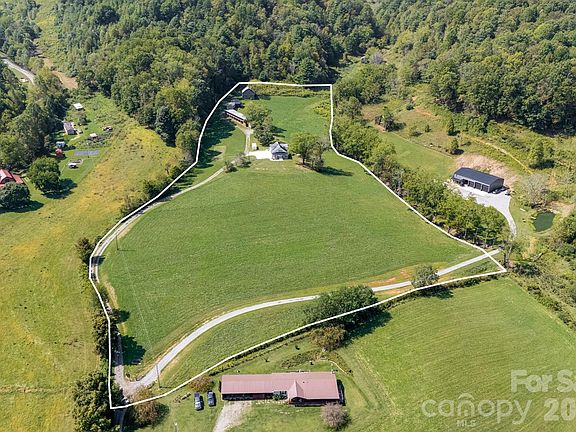 Check out the mountain views!! 10 rolling acres in North Carolina. $799,000.