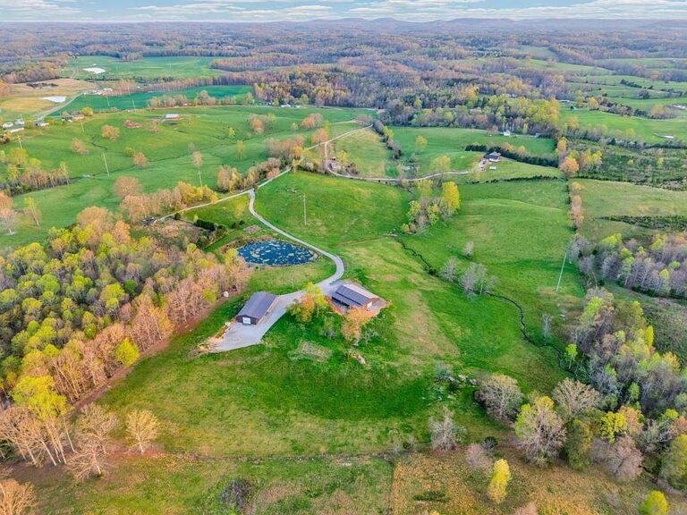 Check out the creek! 32 rolling acres in Tennessee. $639,000.