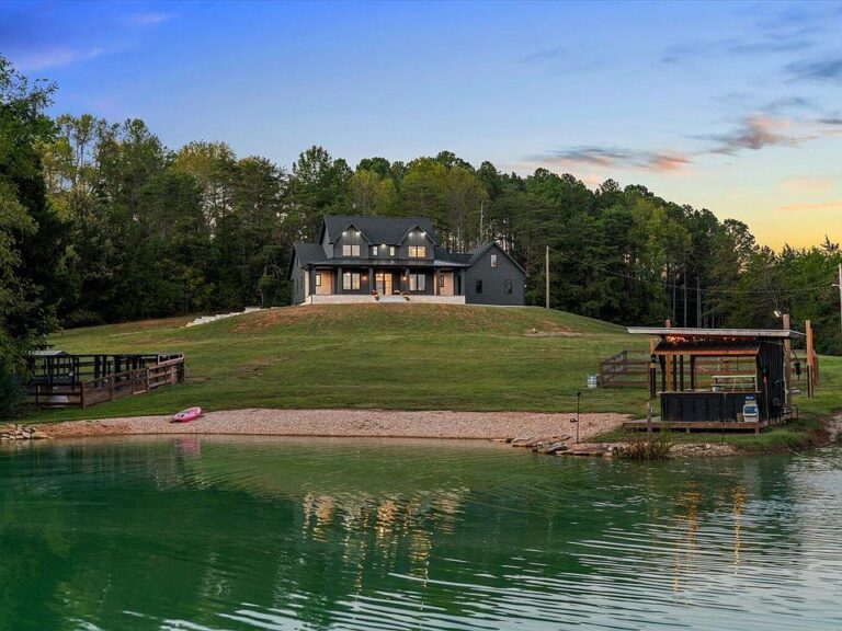 Pretty mountain views! 6.5 acres with a creek in Tennessee. $1,225,000.