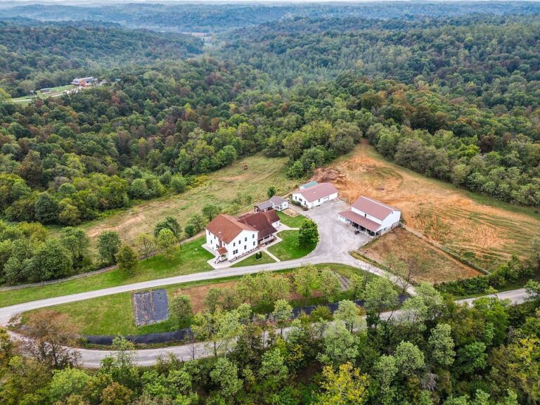 Great hunting spot! 76 acres with trails and hilltop views in Ohio. $608,000.