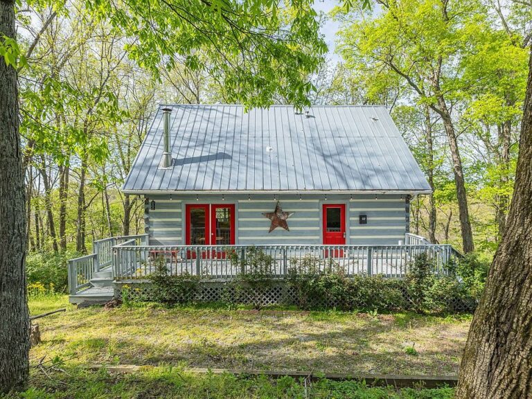 Private hilltop retreat! Log home on 2.7 acres in Tennessee. $585,000.