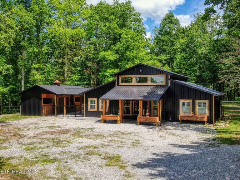 Check out the chandeliers!! Custom cabin on 5.4 acres in TN. $625,000.
