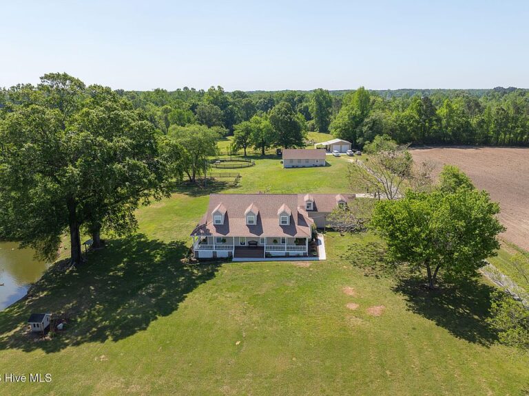 Check out the ponds! 32-acre private farm in North Carolina. $1,259,000.