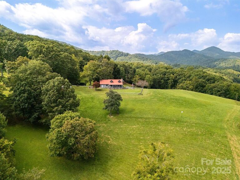 Storybook log home! Over 44 acres in North Carolina. $1,350,000.