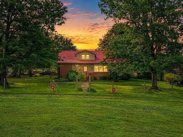 Check out the pickin’ shed!! 71 rolling acres in Tennessee. $1,200,000.