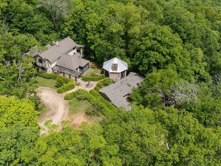 Historic stone cottage and incredible views! Two-house compound in Tennessee. $3,200,000.
