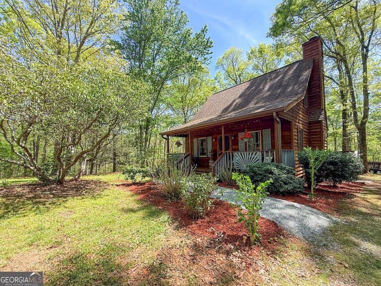 Check out the custom island!! Cozy cabin on 1.35 acres in GA. $327,900.