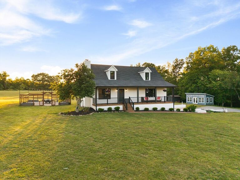 Pretty setting and gorgeous upgrades! Over ten acres in Tennessee. $999,999.