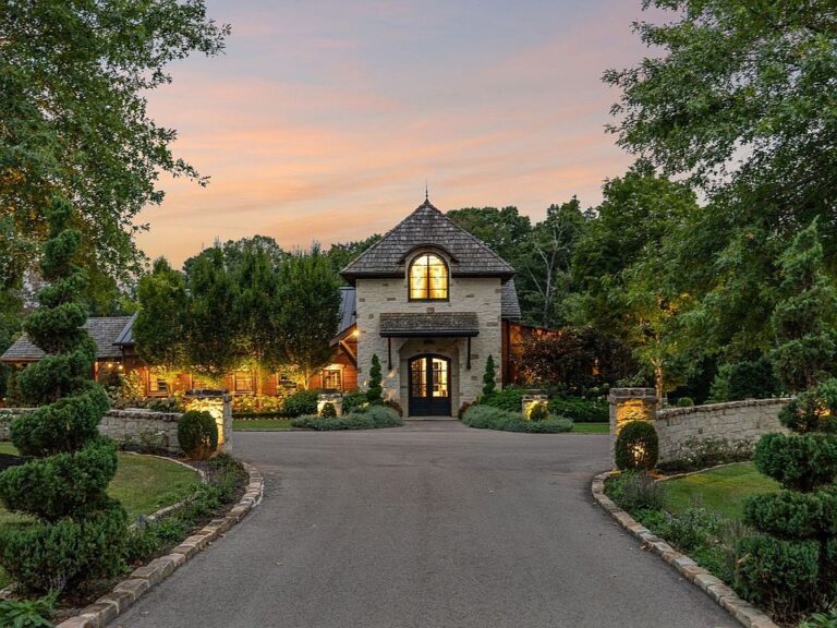 Check out the party barn!! 119 riverfront acres in Tennessee. $30,000,000.
