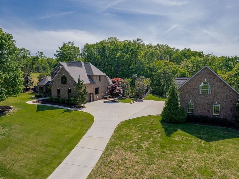 Check out the detached garage!! 7+ rolling acres in Tennessee. $1,845,000.