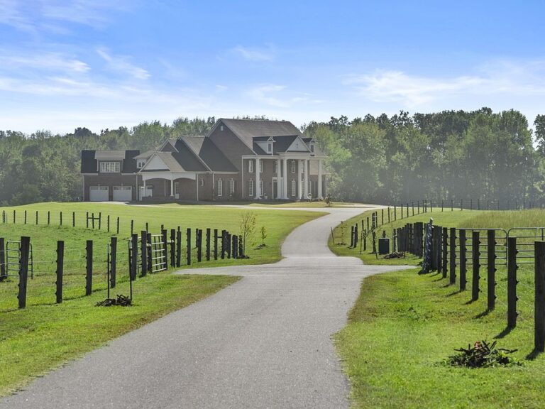 Beautiful woodwork! Massive cattle farm! Built in 2016 in Tennessee. $11,400,000.