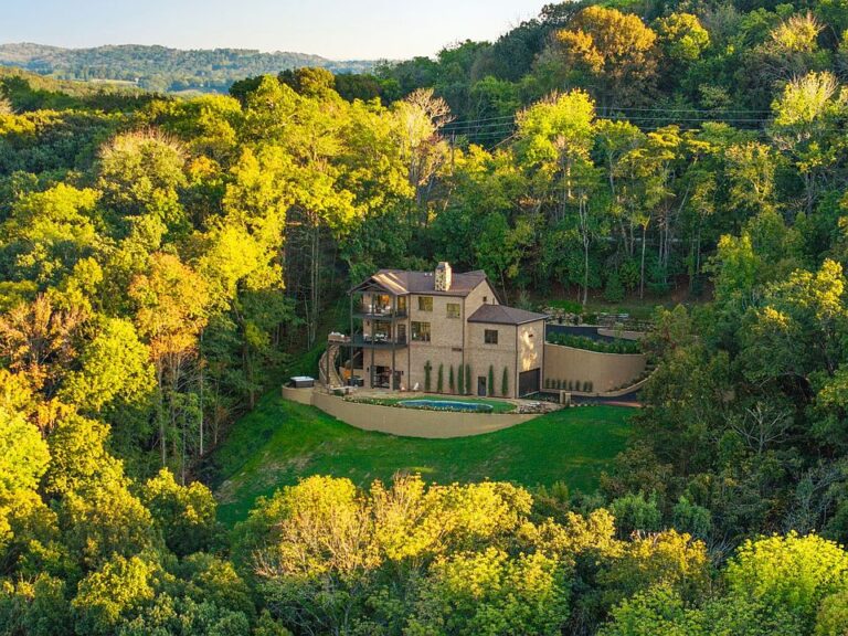 Own the View: $4.4M Custom Mountain-Lodge Estate on 8+ Acres in Nolensville!