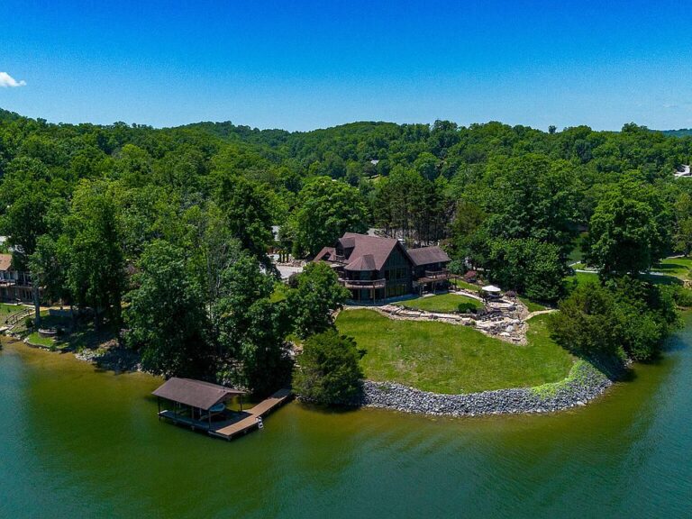 The Ultimate Watts Bar Lake Retreat! $2M Luxury Rustic-Modern Masterpiece with 300 FT of Waterfront!