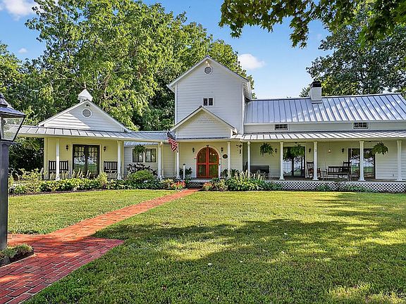 Private airfield and runway! Historic 1850s home on 13 acres in Tennessee. $1,950,000.